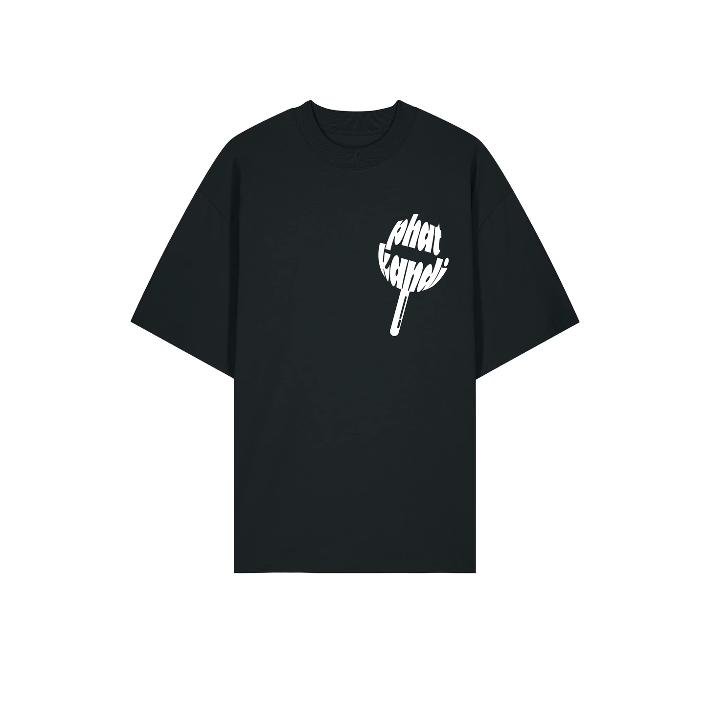 Phat Kandi “Fresh Lollipop” Double-Sided T-Shirt – Black