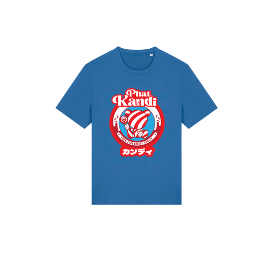 Phat Kandi emblem Circle” T-Shirt – Blue